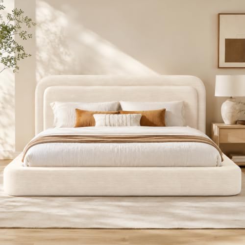 California King Upholstered Bed Frame by DICTAC