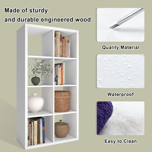 8 Cube Storage Organizer Shelf, 11 inch - Image 4