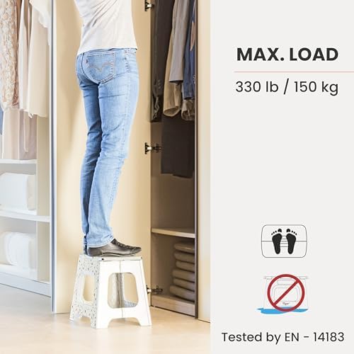 Vigar Compact Folding Step Stool, 12-1/2 Inch - Image 5