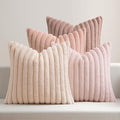 MIULEE Faux Fur Plush Decorative Throw Pillow Covers 20x20 by MIULEE
