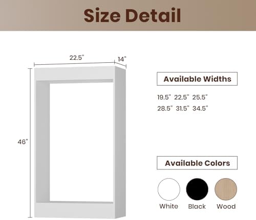 ROOMTEC 22.5" Double Hanging Closet Unit, Modular Closet System - Image 2