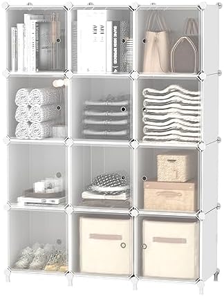 AWTATOS 12 Cube Storage Organizer, Closet Storage Shelves by AWTATOS