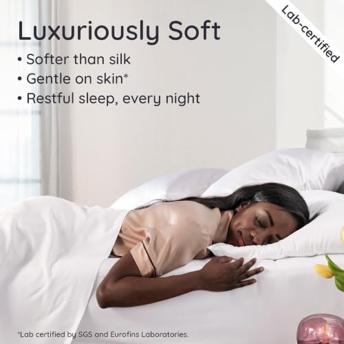 Bambaw 100% Viscose Derived from Bamboo Sheets Full Size Set – 4pcs Cooling - Image 4