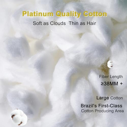 YOUR MOON Fluffy Support Bed Pillow Standard Size, Super Soft Premium - Image 4