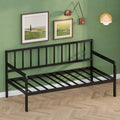 Lutown-Teen Twin Daybed Frame, Metal DayBeds, Heavy-Duty Steel Slats by Lutown-TeenHome