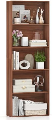 GIANTEX 5-Tier Bookshelf, Freestanding Bookcase by Giantex