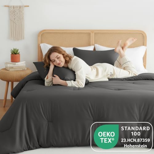 HIMEET King Size Comforter Set, 3 Pieces - Image 3
