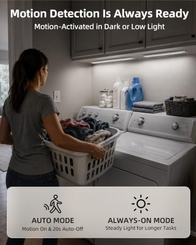17inch Under Cabinet Lighting Wireless, Motion Sensor Light Indoor - Image 3