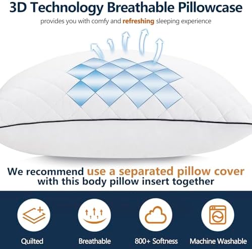 Body Pillow, Memory Foam Body Pillows - Image 4