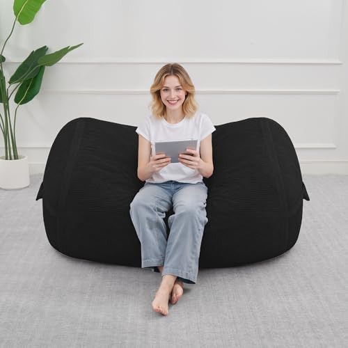 4FT Bean Bag Chair 4'Big Bean Bag Chairs - Image 3