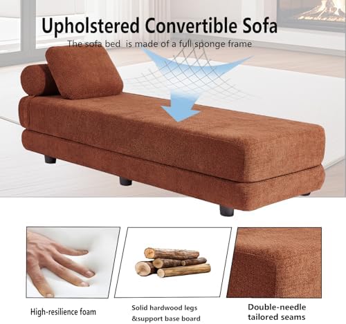80-Inch Inch Upholstered Daybed, Chaise Lounge Chair Indoor - Image 4