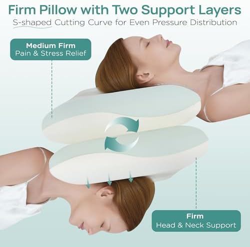 Releep Cooling Memory Foam Pillow - Image 2