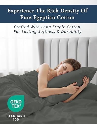 LANE LINEN Bed Sheets Queen Size Sateen Weave - Image 4