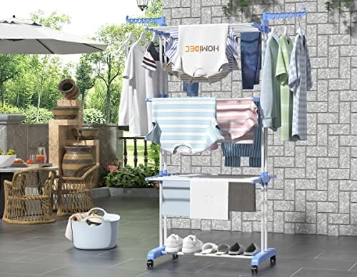 HOMIDEC Clothes Drying Rack, 4-Tier Foldable Drying Rack Clothing - Image 2