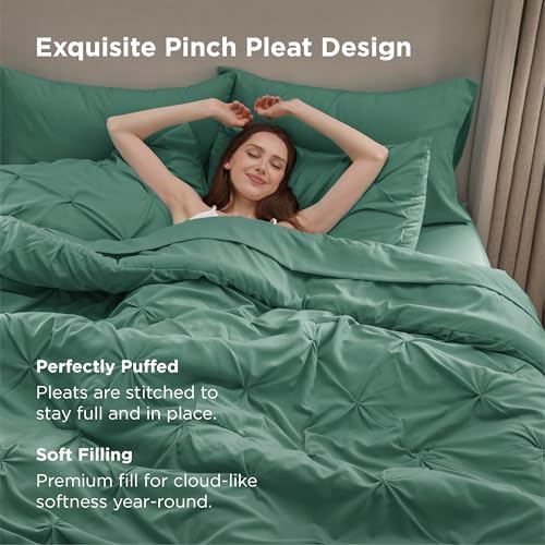 Bedsure 7-Piece Queen Comforter Set & Sheet Set - Image 3