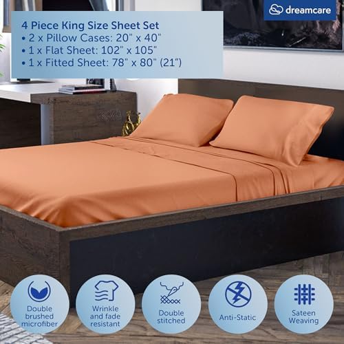 DREAMCARE King Size Sheets Set - Image 5