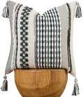 AmHoo Chenille Striped Textured Boho Throw Pillow Covers Aesthetic by AmHootextile