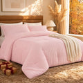 Quataly Full Comforter Set Seersucker Lightweight Bed Set by Enjoylifetogether