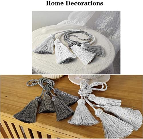 Elegant Tassel Curtain Tiebacks Rope Curtain Tie Backs - Image 5