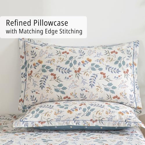 LEMIROE Botanical Cotton Comforter King Size - Image 4