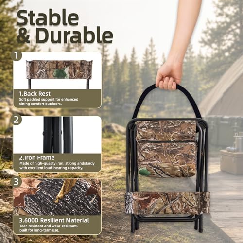 Portable Folding Hunting Chair - Image 3