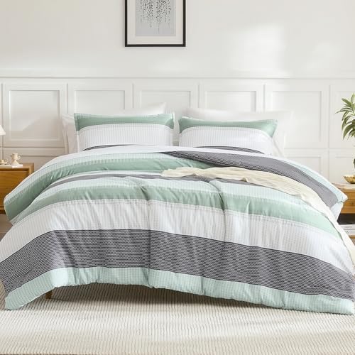Litanika King Size Comforter Set Light Green - Image 2