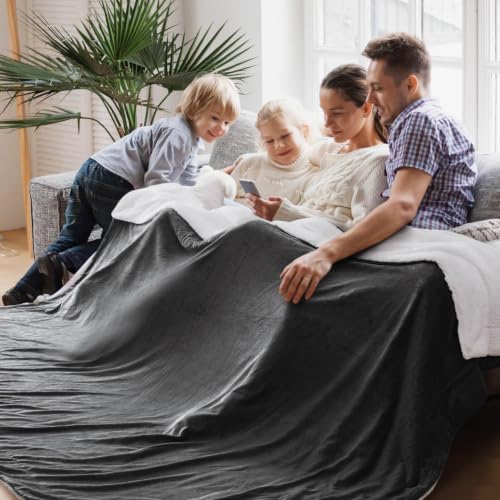 Bedsure GentleSoft Sherpa Fleece Cal King Blankets by BEDSURE