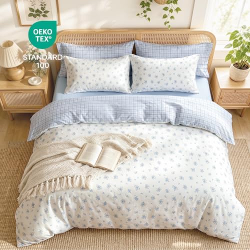 Floral Comforter Set Queen Size 3 Pieces - Image 3
