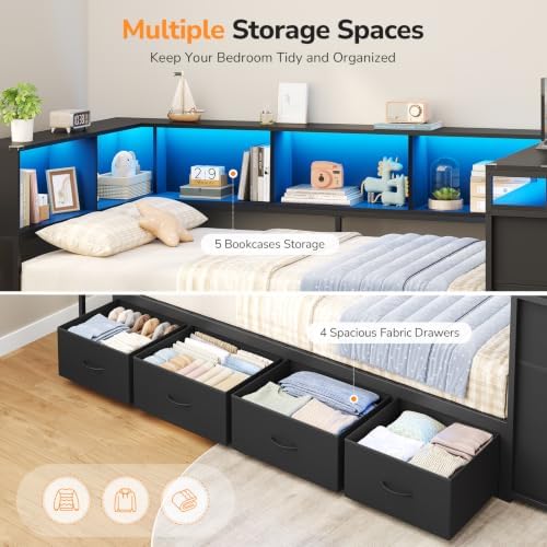 DICTAC Twin Corner Bed Frame - Image 6