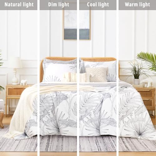 LEMIROE Botanical Cotton Comforter Queen Size - Image 6