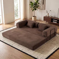 78" Convertible Floor Sofa Bed, Boneless Couches by ZEIINPA