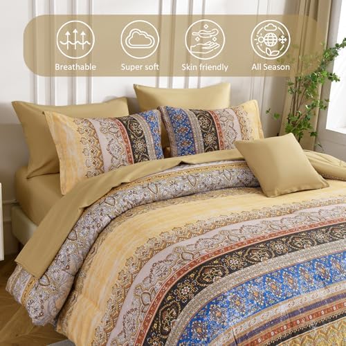 Cottolester Boho King Comforter Set - Image 3