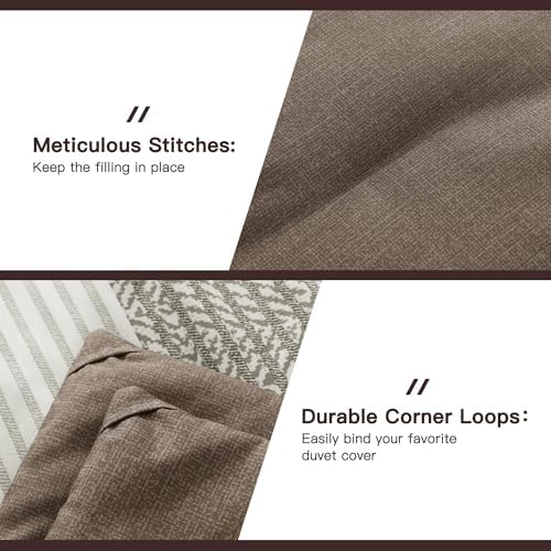 Litanika Coffee Oversized King Comforter Set - Image 6