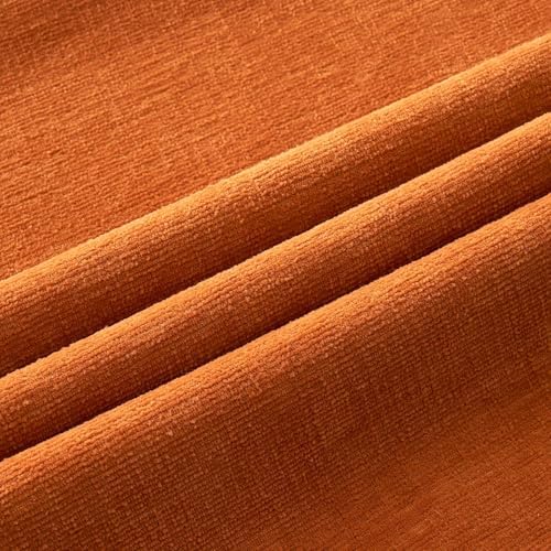 MIULEE Fall Orange Chenille Couch Throw Pillow Covers - Image 2