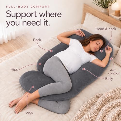 MOON PARK Pregnancy Pillows for Sleeping - Image 5