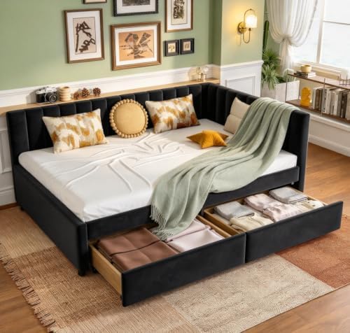 Bellemave Queen Corner bedframe by Bellemave
