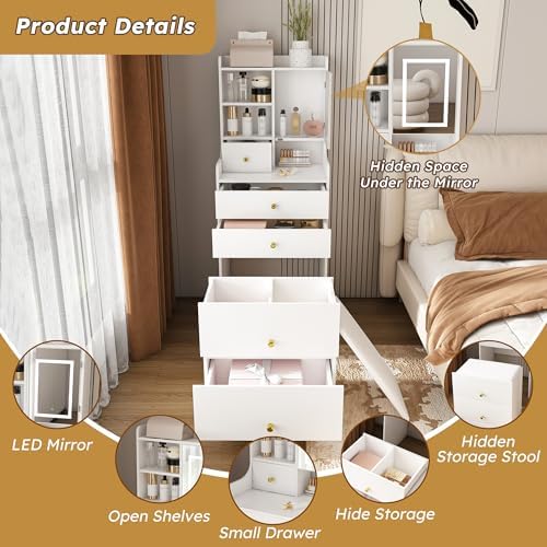 Runboll Compact Dressing Table - Image 2