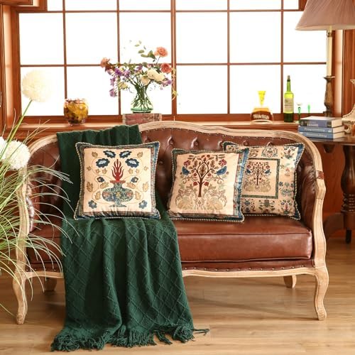 patdrea Designer Velvet Vintage Throw Pillow Cover - Image 5