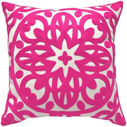 Alysheer Embroidered Decorative Throw Pillow Cover 20"x 20" - Image 2