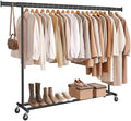 SONGMICS Clothes Rack with Wheels, Heavy-Duty, 330 lb Load Capacity by SONGMICSbySONGMICSHOME