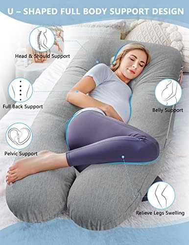 Pregnancy Pillows, Cooling Silky Pregnancy Pillows - Image 6