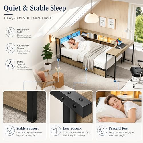 Bellemave Full Size Corner Bed Frame - Image 6