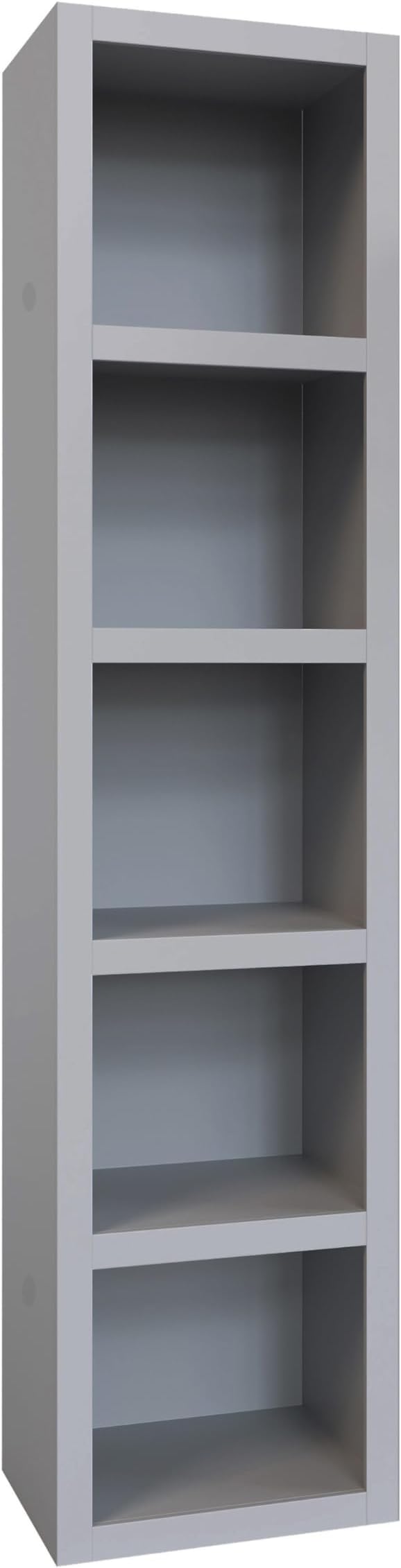 Oakland Living Grey 84-in Tall Wooden Bookcase Shelf