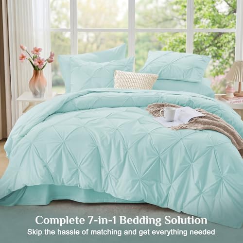 JOLLYVOGUE King Size Comforter Set 7 Pieces - Image 6