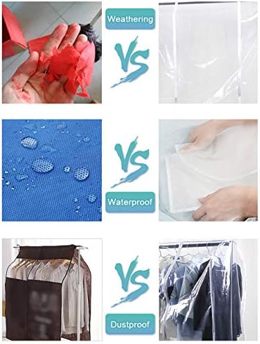 Ruibo Clear Garment Rack Cover for Clothes Rack Cover - Image 6