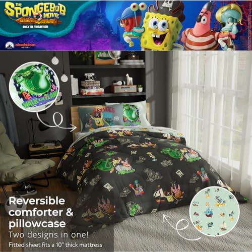 Spongebob Squarepants Movie Kids Full Size Bedding Set - Image 7