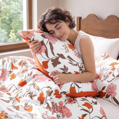 Exclusivo Mezcla Lightweight Reversible King Comforter Set Floral, 3 Piece - Image 4
