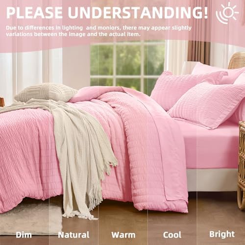 Rose Pink Full Size Comforter Sets - Image 6