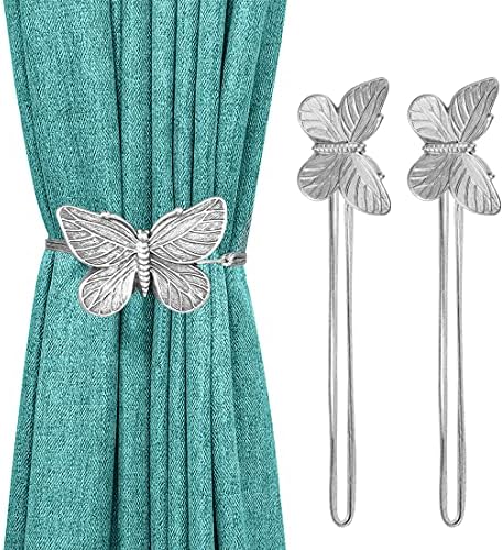 Lewondr Magnetic Curtain Tie, 1 Pair Resin Vintage Curtain Holdback by Lewondr