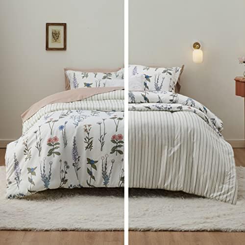 Bedsure Floral King Size Comforter - Image 4
